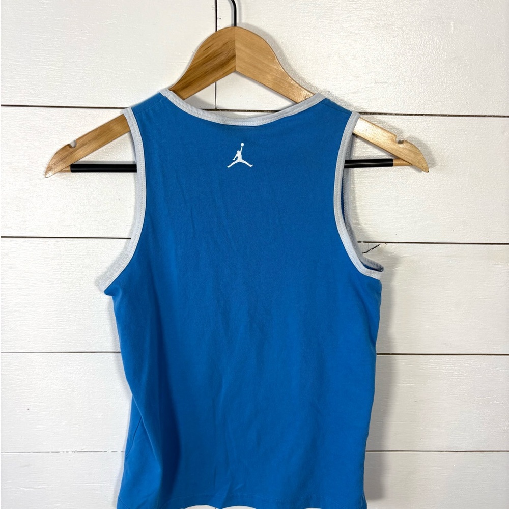 Nike Jordan Kids Tank Top 23 Jumpman Blue & White (M 10-12) - Picture 7 of 7